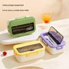 ZISIZ Microwavable Portable Lunch Box