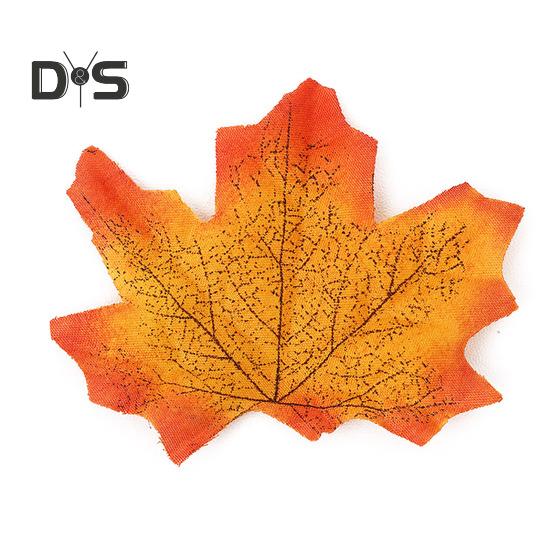 

50 шт. искусственный кленовый лист реалистичная ткань осенние листья для дома и улицы Хэллоуин осень урожай День благодарения фестиваль свадебное украшение вечеринка