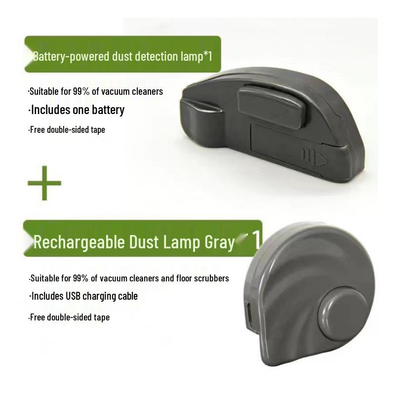 Trådlös dammsugarlampa kompatibel med Dyson för dammdetektering