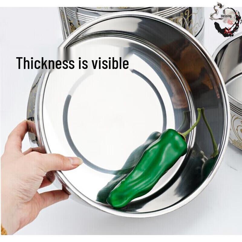 Heshiacheng 3-Layer 304 Stainless Steel Insulated Lunch Box