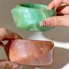 Shinny Glitter Acrylic Bangle Chunky Wide Bracelet Resin Bracelet  Holiday Accessories