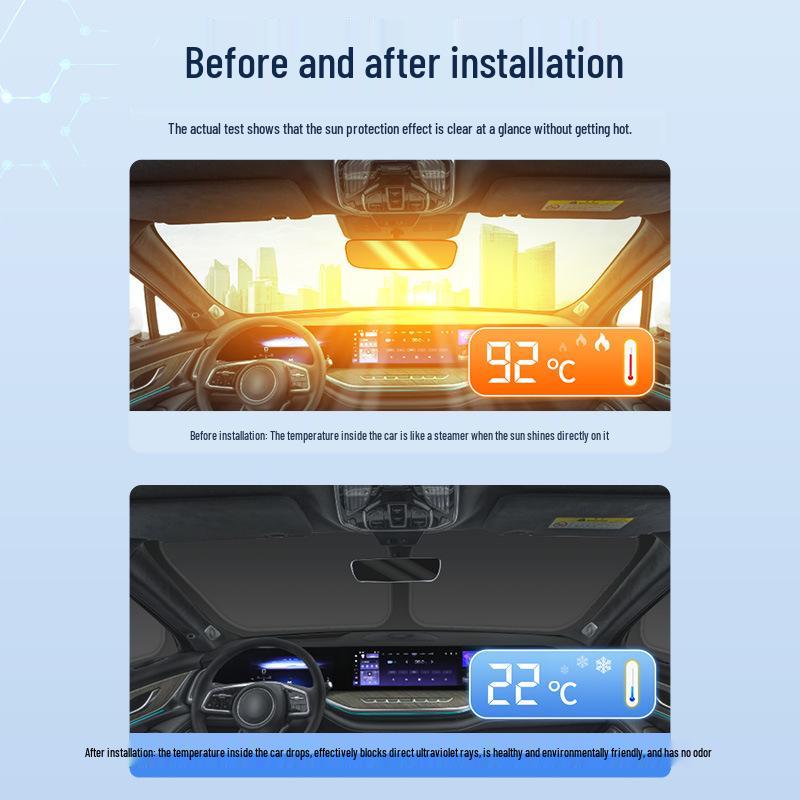 Sunshade Heat Insulation for Great Wall ORA 5 - Car Window Sun Protection & Privacy