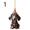 1Pc Cartoon Cute Dog 2023 Christmas Ornaments Hanging Decoration Gift Christmas Hanging Tree Personalized Pendant Party Supplies