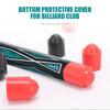 Pool Cue Bottom Cover Billiard Stick Tail Rubber Sleeve Great Fit Absorber Tool for Billiard Novice Professions Enthusiasts