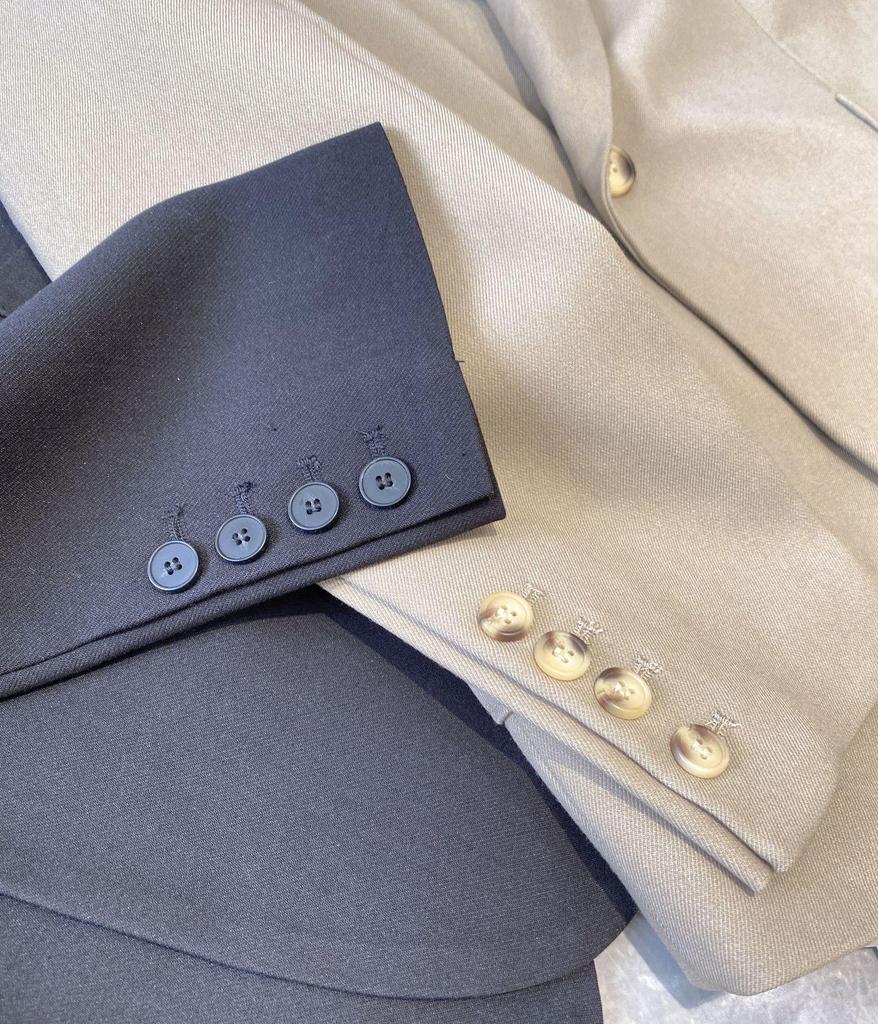 Classic Slim H-Shape Avocado Green Blazer