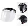 3-Snap visors Len Shield for Motorbike Helmet Flip Up Down Open Face Anti Glaring