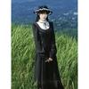 Vintage Balck Y2k Midi Dress Sweet Harajuku Gothic Long Sleeve Dress Autumn Winter A Line Lace Dress Women Korean Fashion