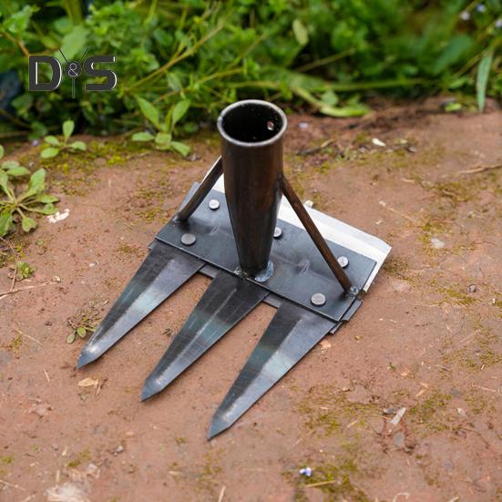 Gardening Weeder Puller Rake Heavy Duty Steel Outdoor Garden Lawn Farm Soil Loosening Weed Remover Weeding Uprooting Hand Tools