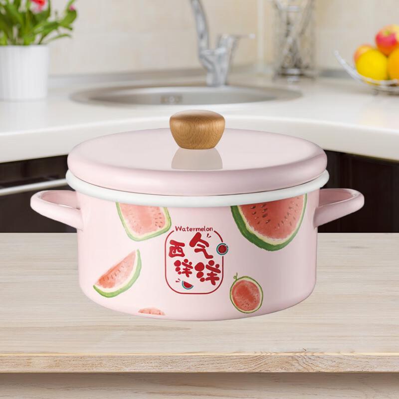 COOKER KING 20cm Japanese Enamel Soup Pot - Fruit Series