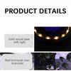 Preserved Rose In Glass Domes With LED Light Gift For Girlfriend Sturdy Lasting For Year Romantic Dinner Setting