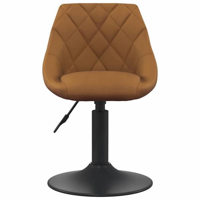 VidaXL Bar Stool Brown Velvet.