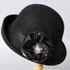 Autumn and winter new woolen hat women's autumn and winter British fashion versatile retro top hat basin hat
