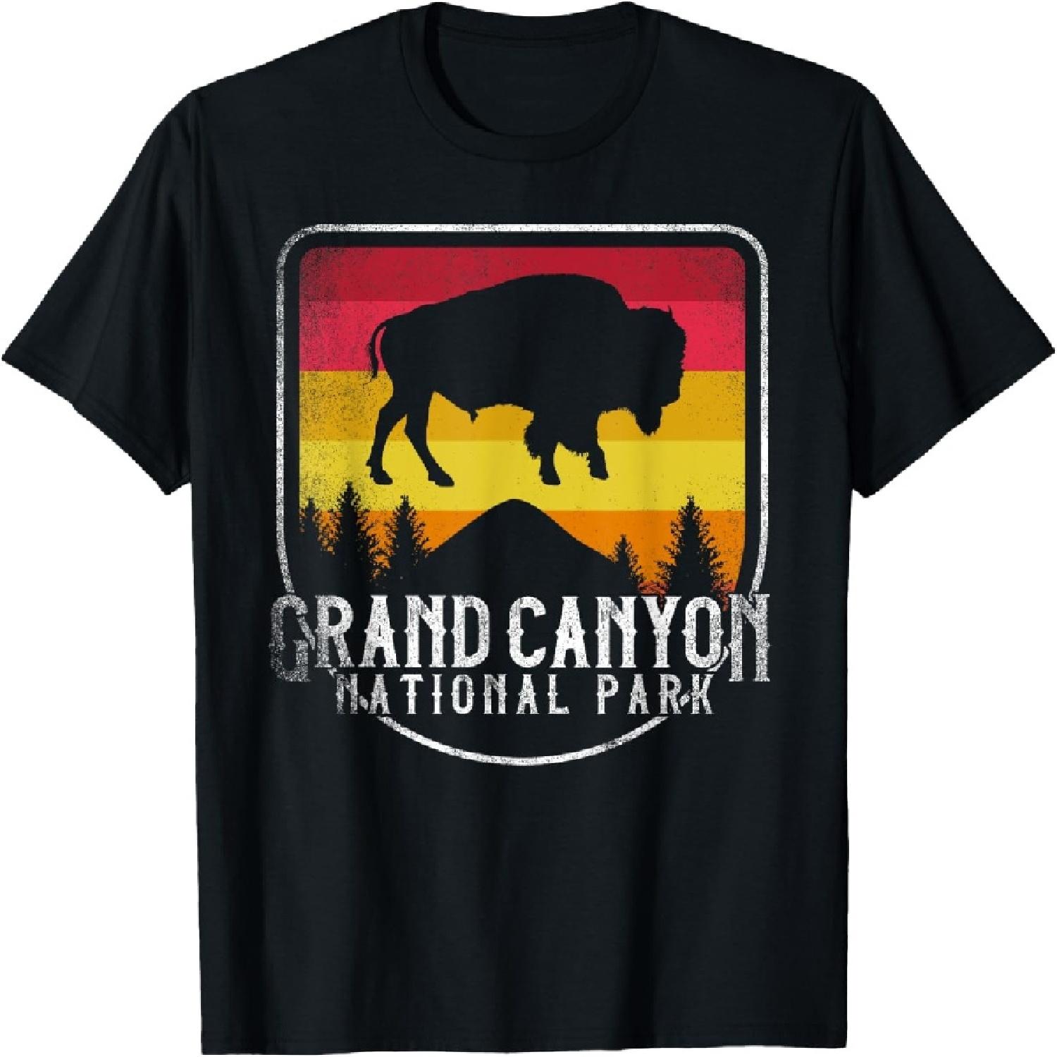 Grand Canyon National Park Retro Vintage Distressed T-Shirt XXXXXL разноцветный