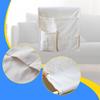 Sofa Armrest Organize Bedside Storage Holder Bag Easy Install White Gifts Couch Organizer Canvas for