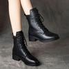 Women's Mid-Calf Tassel Chunky Heel Martin Boots - Low Heel, Plus Velvet, Autumn & Winter, Adult Sizes