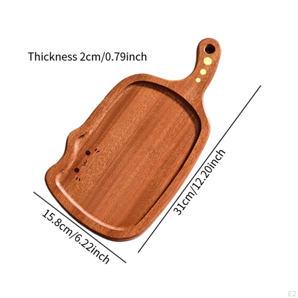 Wood Dessert Plate Appetizers Tray Modern Cheese Board Decorative Serving Platter Dried Fruit