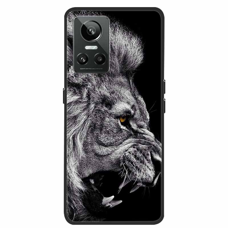 Mobilskal För Realme GT Neo3 Fodral Svart Silikon Mjuk Baksida För Realme GT Neo 3 Mobilskal Fodral RealmeGT G T Neo 3 Coque