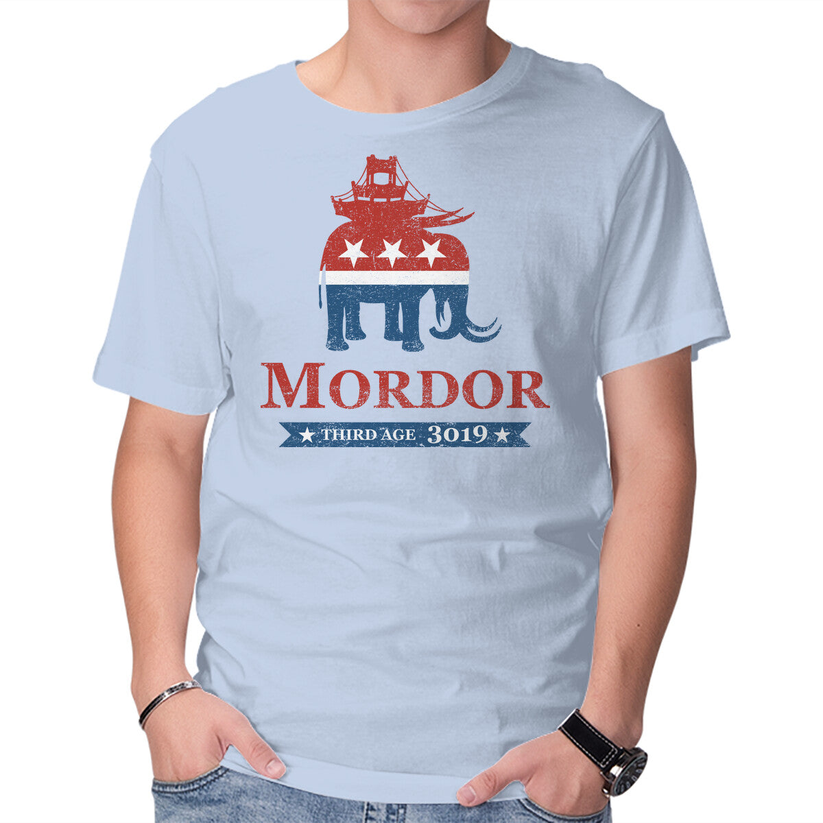 Unisex Crew Neck T-Shirt Fantasy Elections Graphic Short Sleeve Casual Tee L