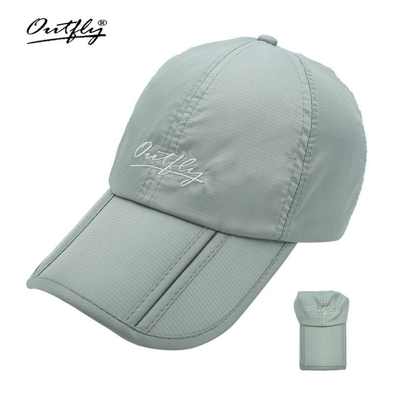 Folding sun hat spring and summer quick drying sunscreen fishing hat men's outdoor sunshade sports hat baseball cap
