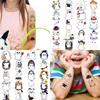 63pcs Temporary Tattoo Ghost Stickers Cartoon Halloween Stickers Waterproof Long-lasting Body Stickers For Boys Girls Arms