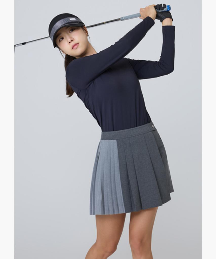 DESCENTE GOLF Women'S Basic Long Sleeve Collared T-Shirt Dr12Wftl12