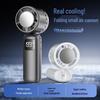 Portable High-Speed Foldable Fan with Ice Pack – Handheld, Neck Hanging, Silent for Office Use