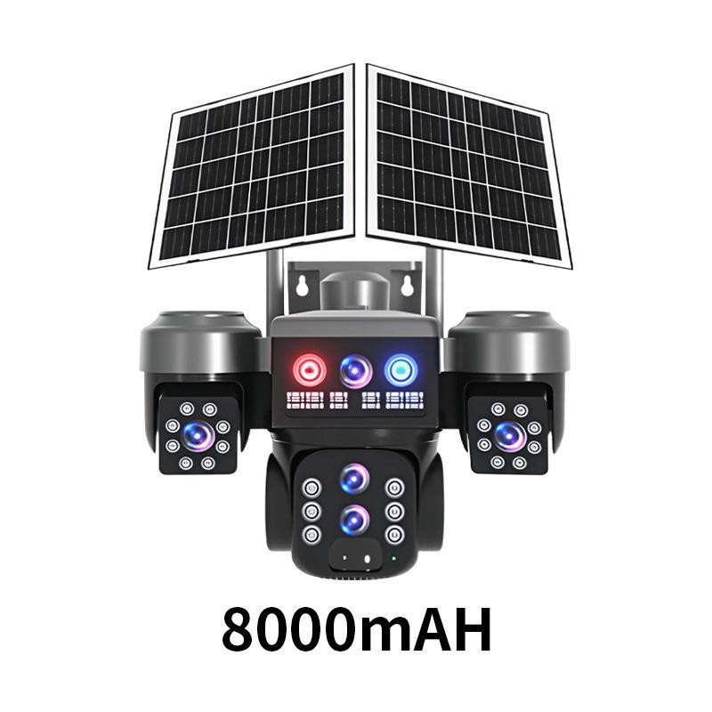 

Dual-Lens Solar-Powered Surveillance & Zoom Camera