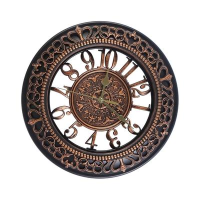 Quiet Operations Round Clock 12inch Decorative Wall Clock Adds Sophistication