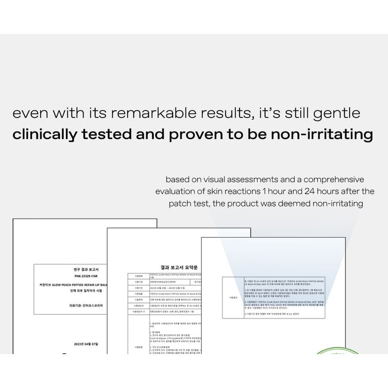 glow Peach Peptide Lip Balm - 3 Types