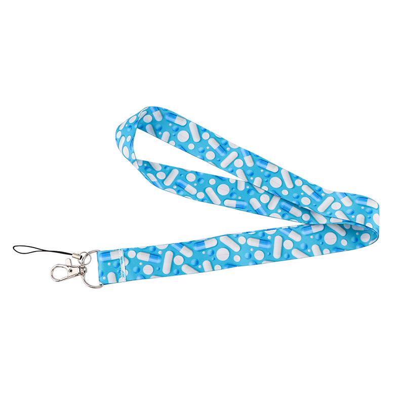 Medical signs Credential Holder Keychains Neck Lanyard For Pass Card Credit Card Holder Keychain Straps Mobile Phone Wholesale