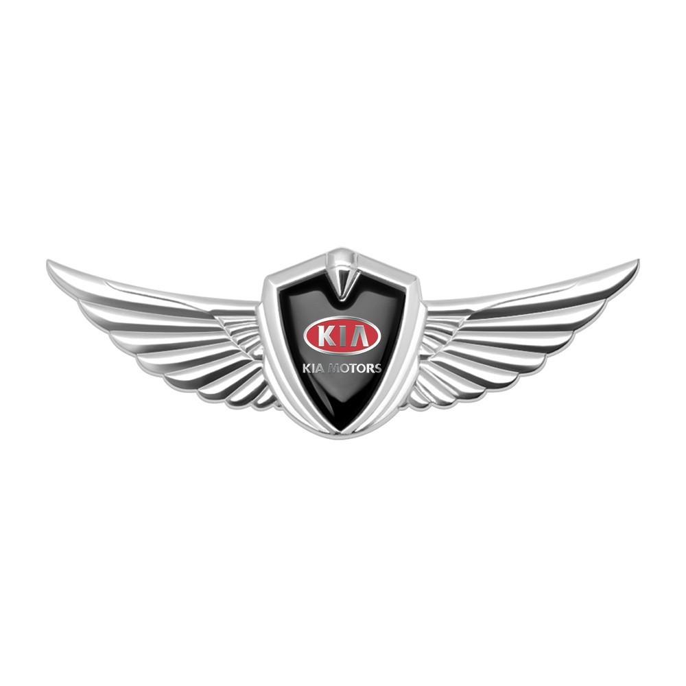 SKTF2 1Pcs Metal Car Emblem Body Trunk Decoration Sticker Accessories For Kia Picanto Rio Ceed Sportage Cerato Soul Sorento Optima