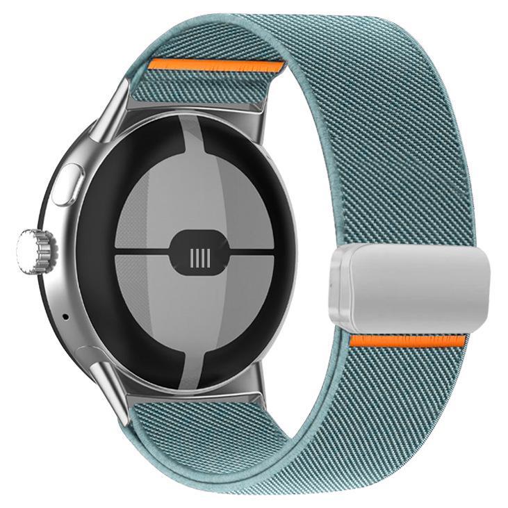 Google Elastic Nylon Buckle Strap for 41MM/45MM Watches