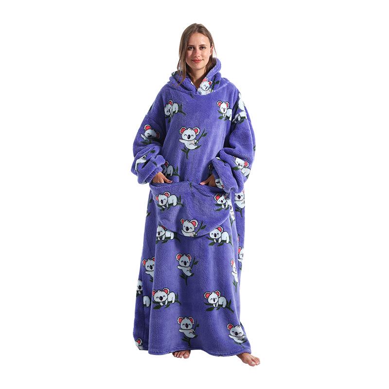 Oversized Wearable Warm Blanket Hoodie Sweater