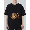 Black T Shirt with Lion Head Print for Casual Wear