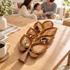 Snack Tray Rustic Multi Section Wood Serving Platter Slim Profile