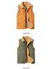ZH 8027 Men's Retro Corduroy Lambswool Vest - Thickened, Plus Size, Versatile, Casual Workwear Outerwear