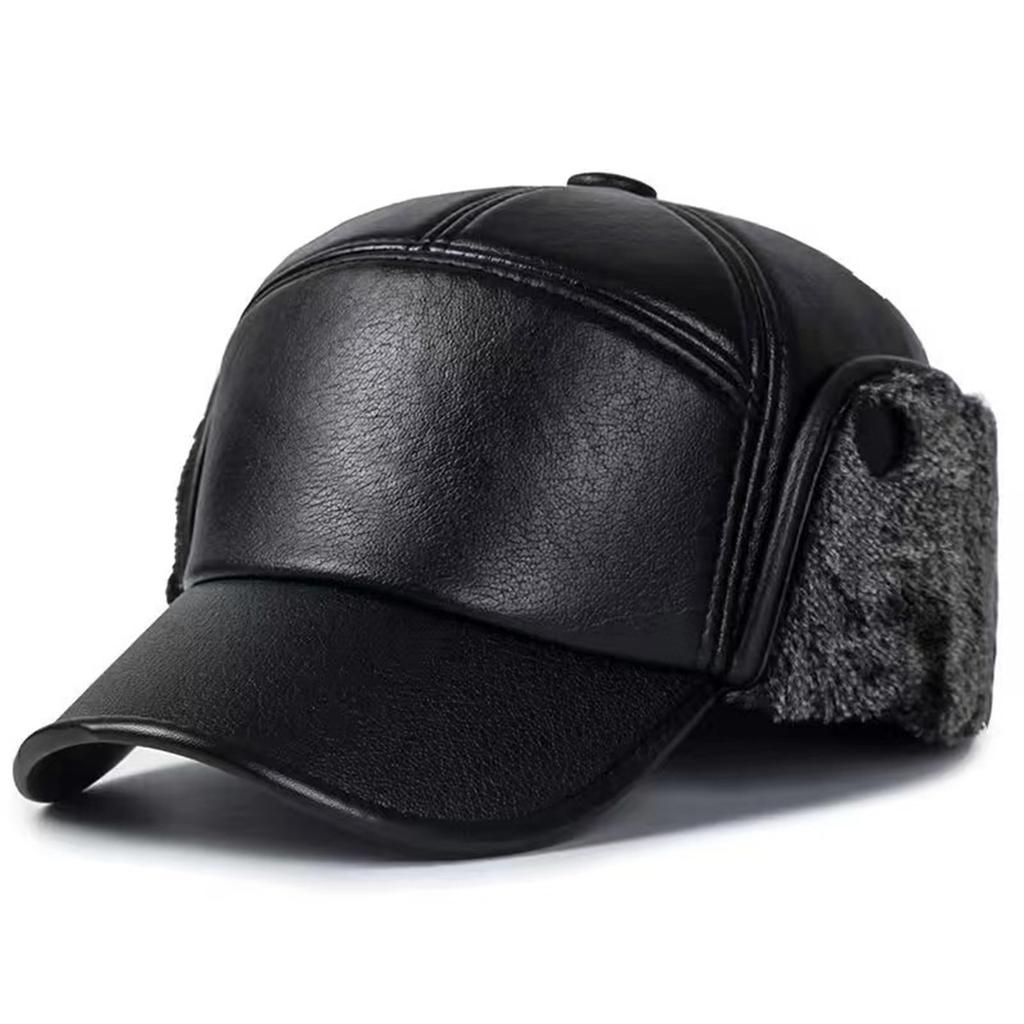 Winter warm old man fur hat windproof ear protection baseball hat outdoor travel windproof snow hat