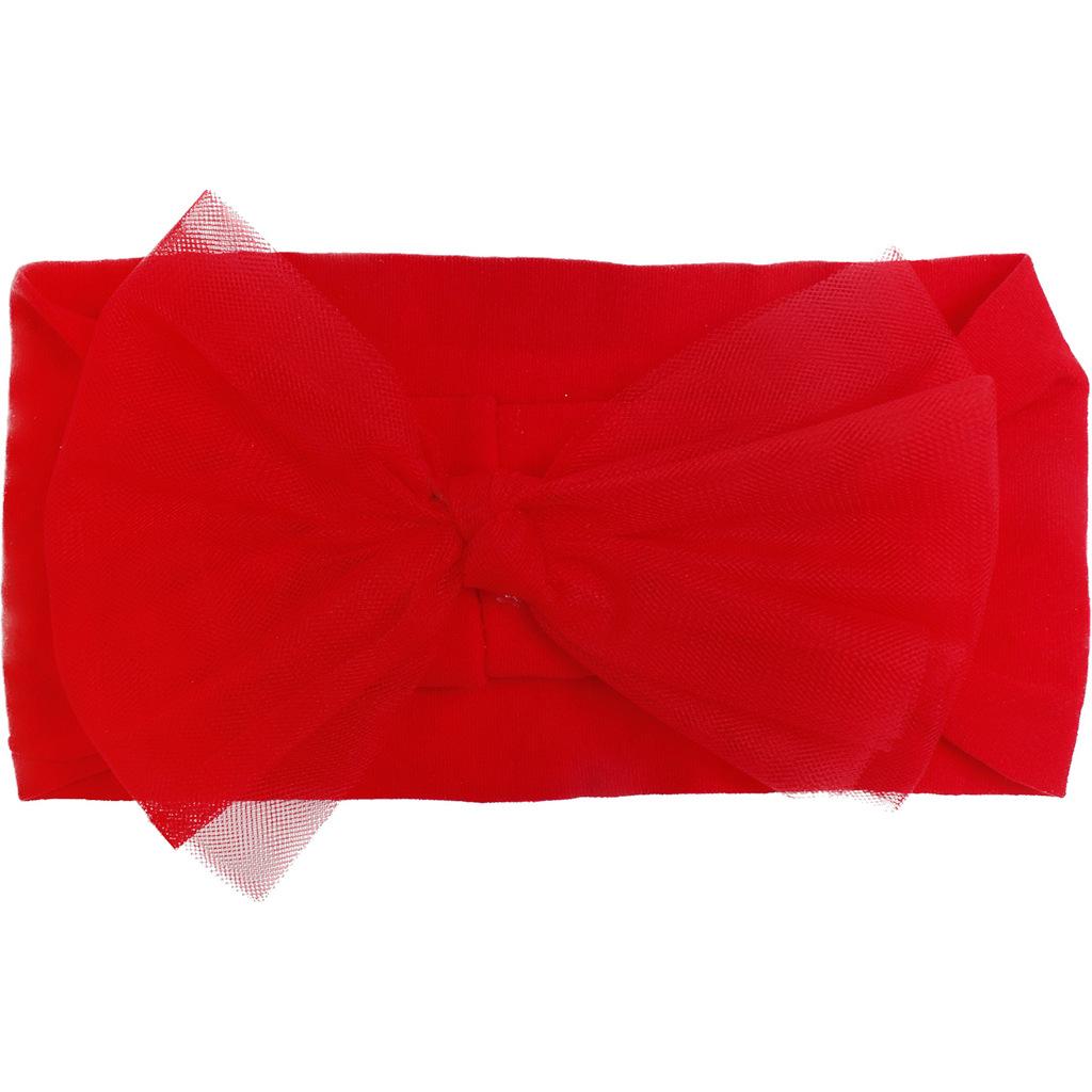 Baby Hair Accessories Headband Baby Newborn Mesh Bow Baby Girl Headband