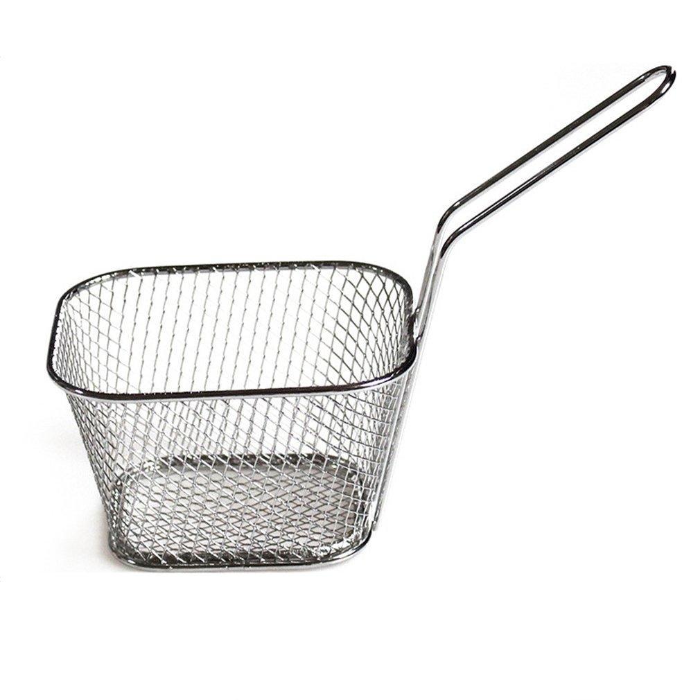 patatine antiaderente patatine fritture per patatine fritte utensile da cucina L Cesto per friggere in acciaio inox