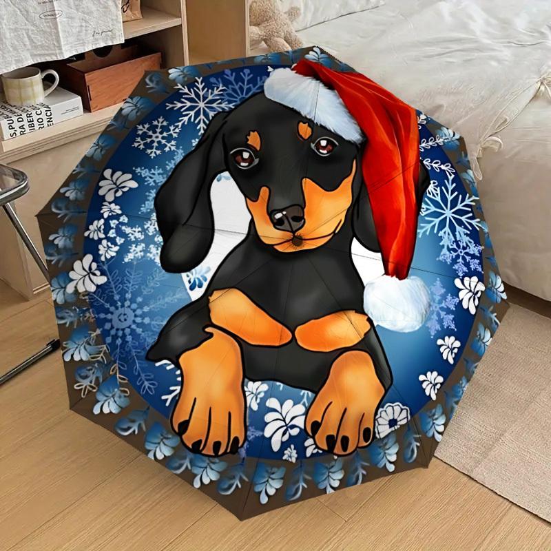

1pc Dachshund Automatic Folding Umbrella, Casual Outdoor Accessory, Birthday Festival Gift yy251126132