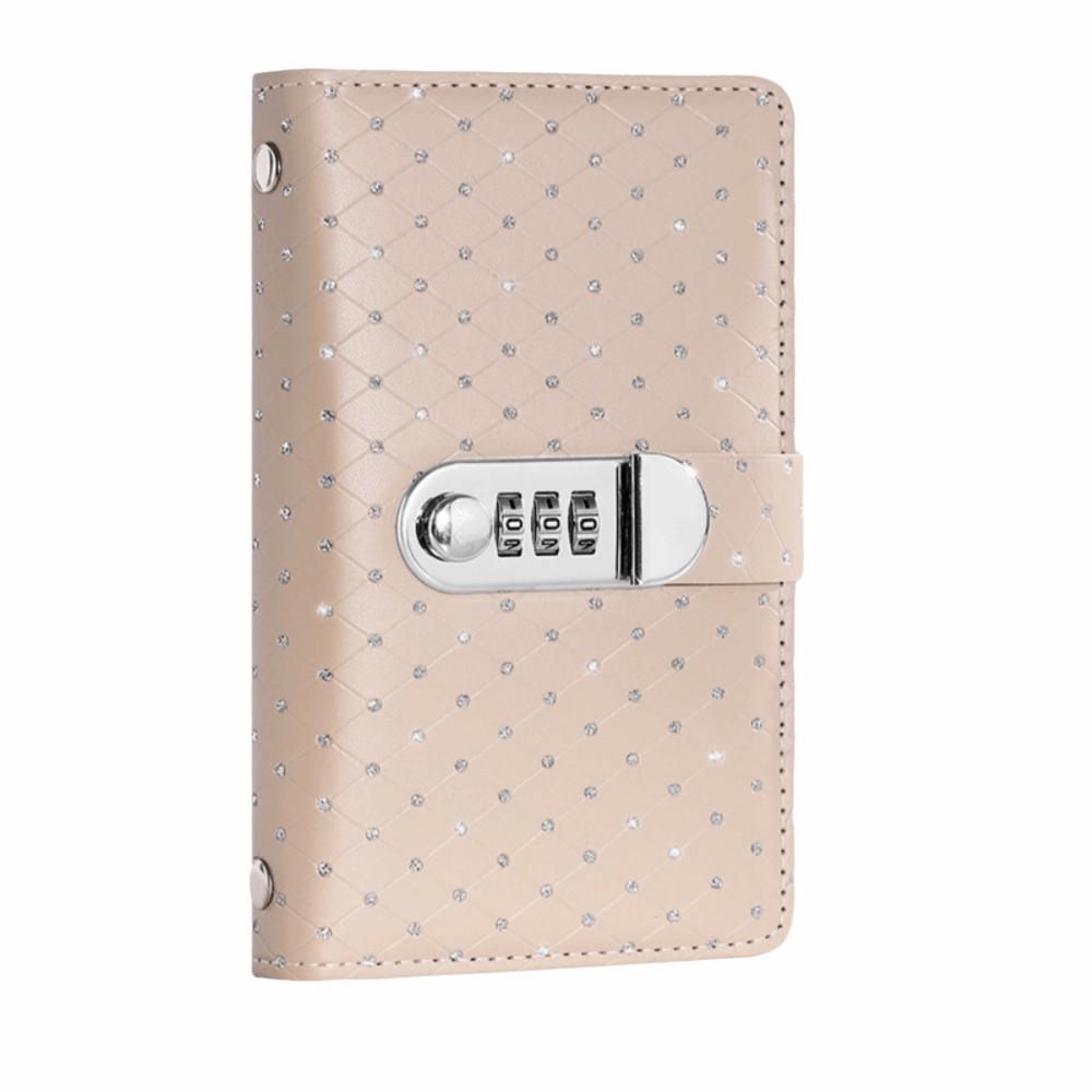 

Large Capacity Money Saving Binder Transparent Compartment Saving Money Organizer Savings Notebook бежевый