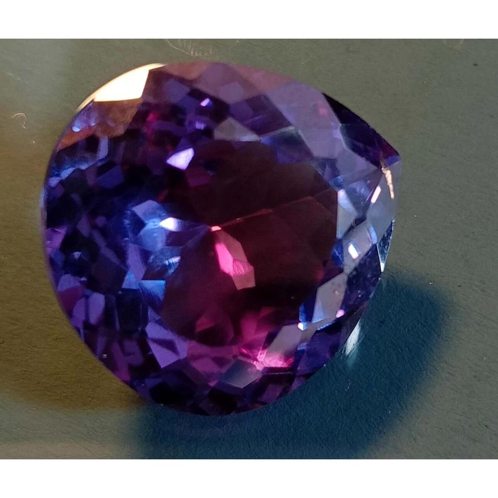 Alexandrite Color Change Natural 20+ Ct Pear Cut Beautiful Certified Gemstone