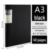 JY A3 PP File Folder with Clear Pages