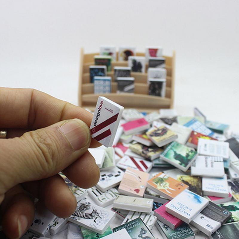 20 buc 1:12 Cărți în miniatură pentru casă de păpuși, carte de benzi desenate, cărți mici, mini model pentru copii, jucării de prefă, accesorii pentru casă de păpuși