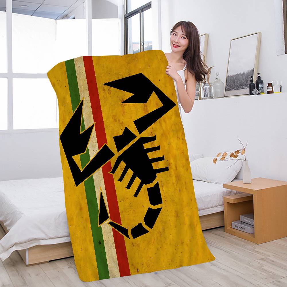 A-AbarthS-S LOGO Microfiber Beach Towel Absorbent Quick Dry Soft Yoga Swimming Resort Mountain Climbing Towel