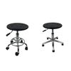 Round Bar Stool Replacement Seat Sponge Filled with Mounting Holes Black Anti Seating