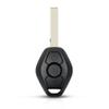 KEYYOU 10X Remote Control Car Key Shell 3 Buttons For BMW 1 3 5 6 7 Series X3 X5 Z3 Z4 Replacement Fob Case Cover Keyless Entry
