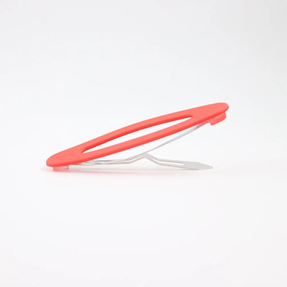 Round Glossy Matte Color Hairpins Snap Clips 10-Piece Set