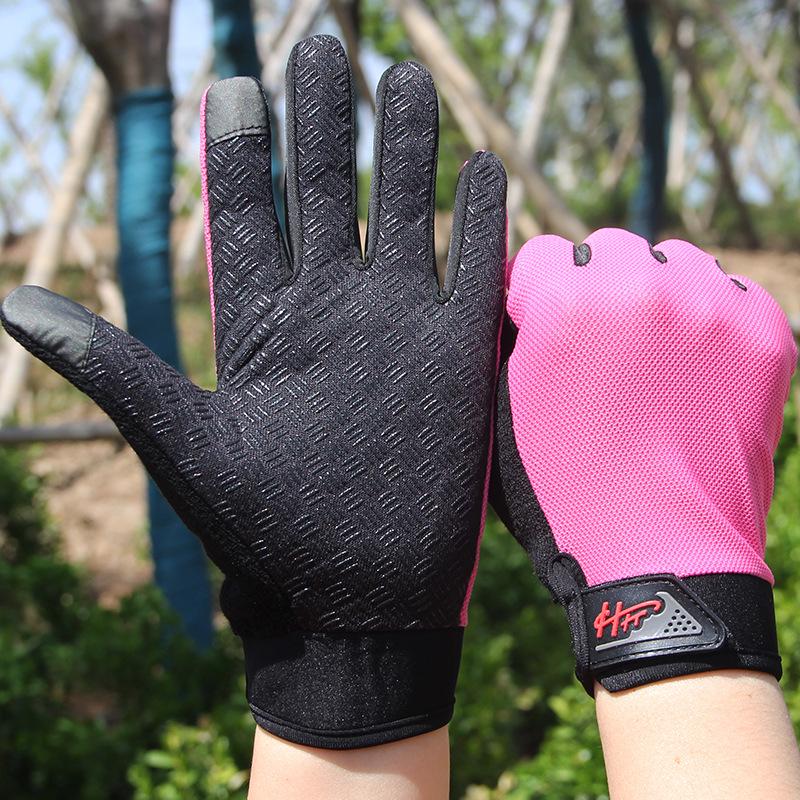 

Унисекс сетчатые перчатки для хайкинга с быстрой сушкой – Сенсорные, Нескользящие, для велоспорта и вождения (Летний тонкий) Large розы красного