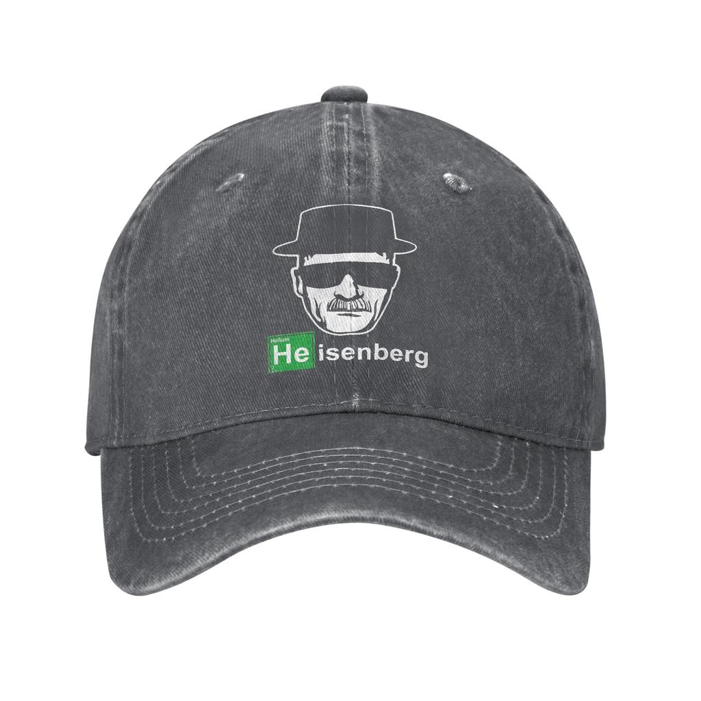 Heisenberg Baseball Cap Sun Breaking Bad Tennis Skate Sunscreen Washed Hip Hop Hats Female Male Classic Custom DIY Baseball Caps
